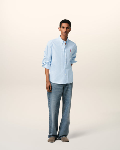 AMI PARIS Classic Fit Adc Shirt Mens Apparel